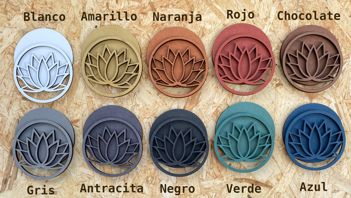 Madera con ánima: Mandalas de pared (Grandes)