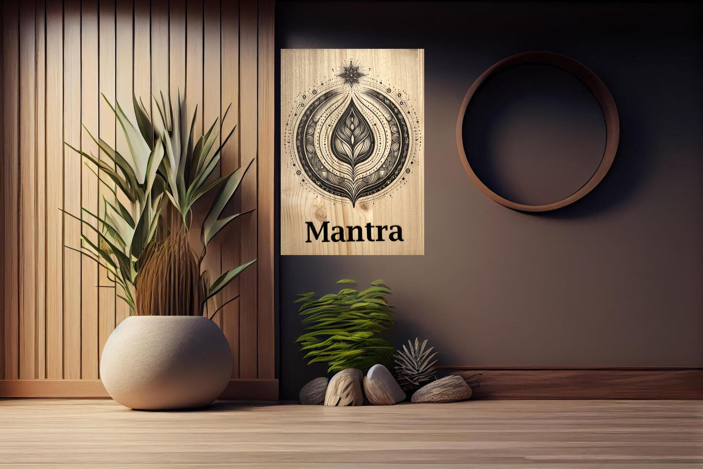 Madera con ánima: Geometría Sagrada (1)