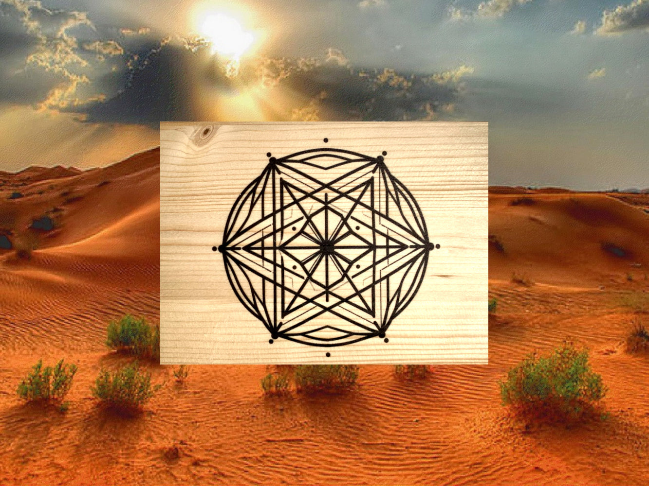 Madera con ánima: Geometría Sagrada (2)