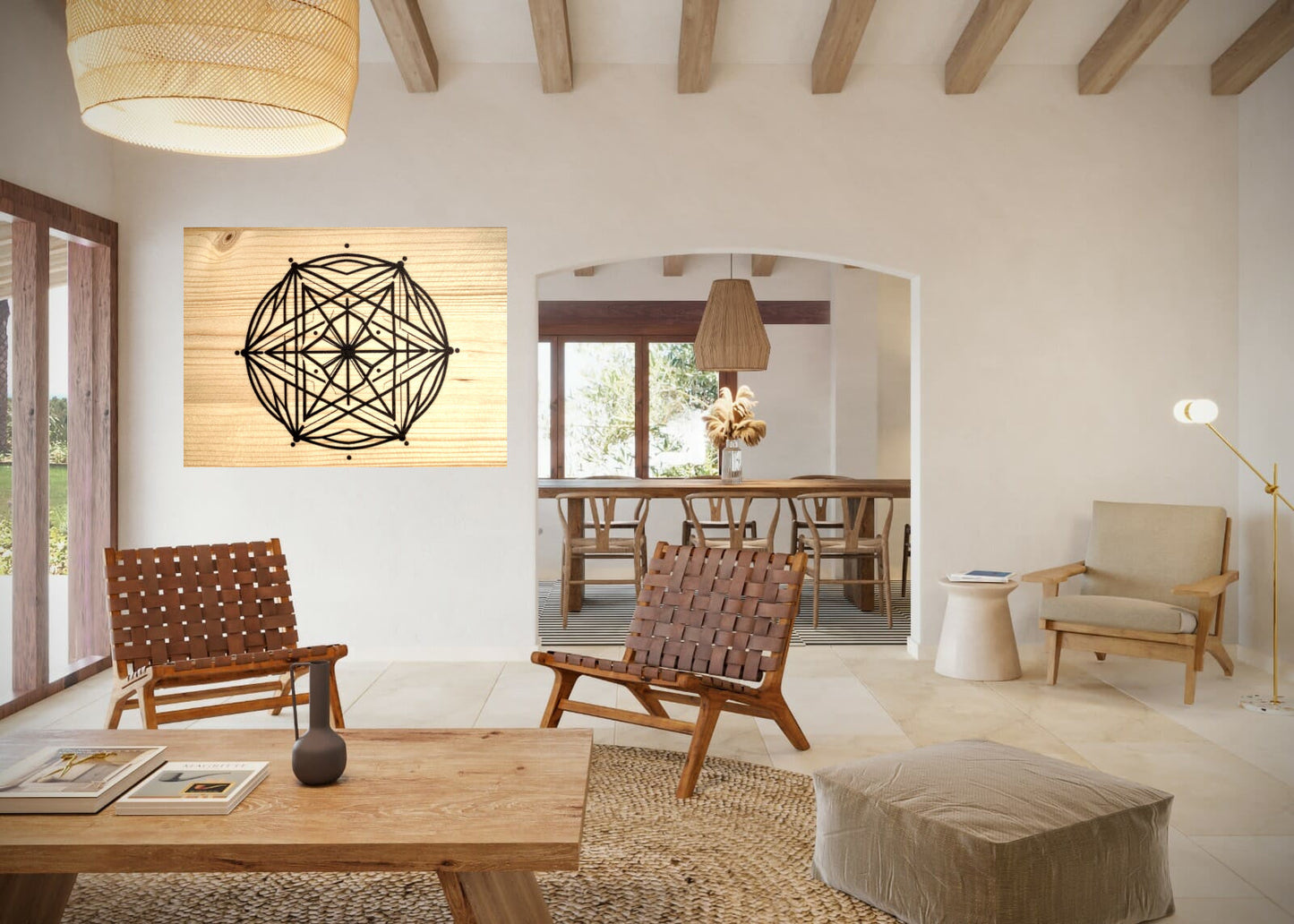 Madera con ánima: Geometría Sagrada (2)